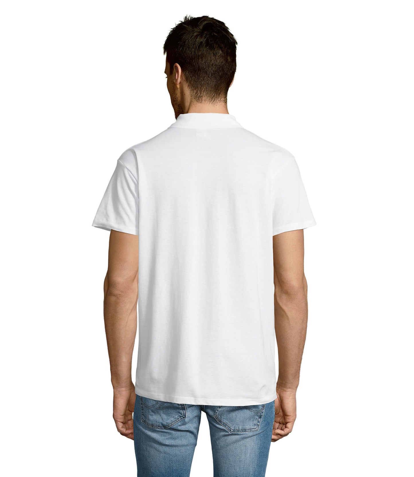 Polo homem de cor branco