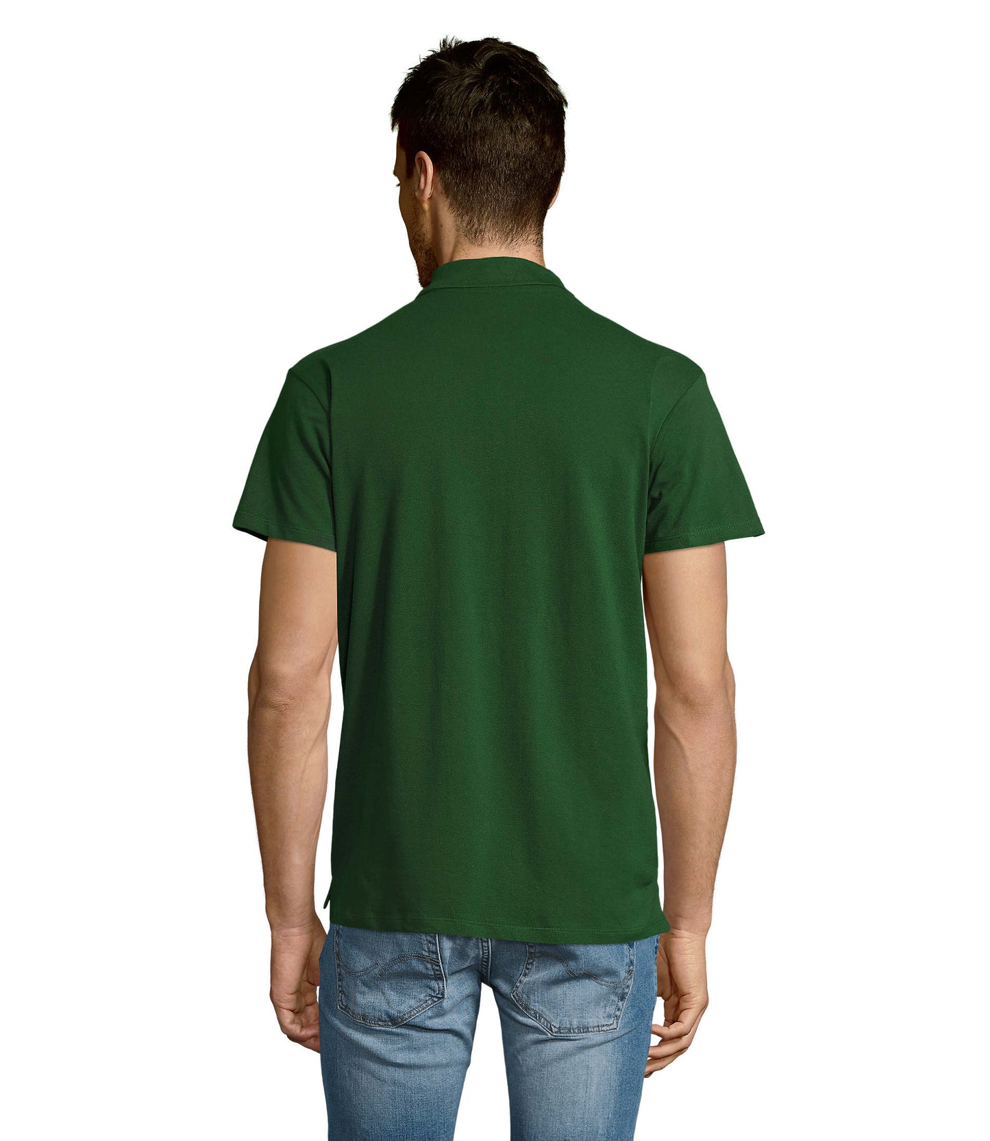 Polo homem de cor verde golfe