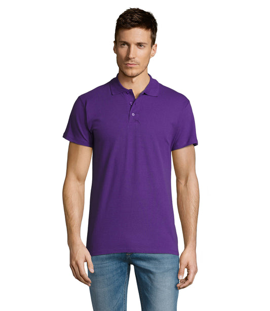 Polo homem de cor roxo escuro