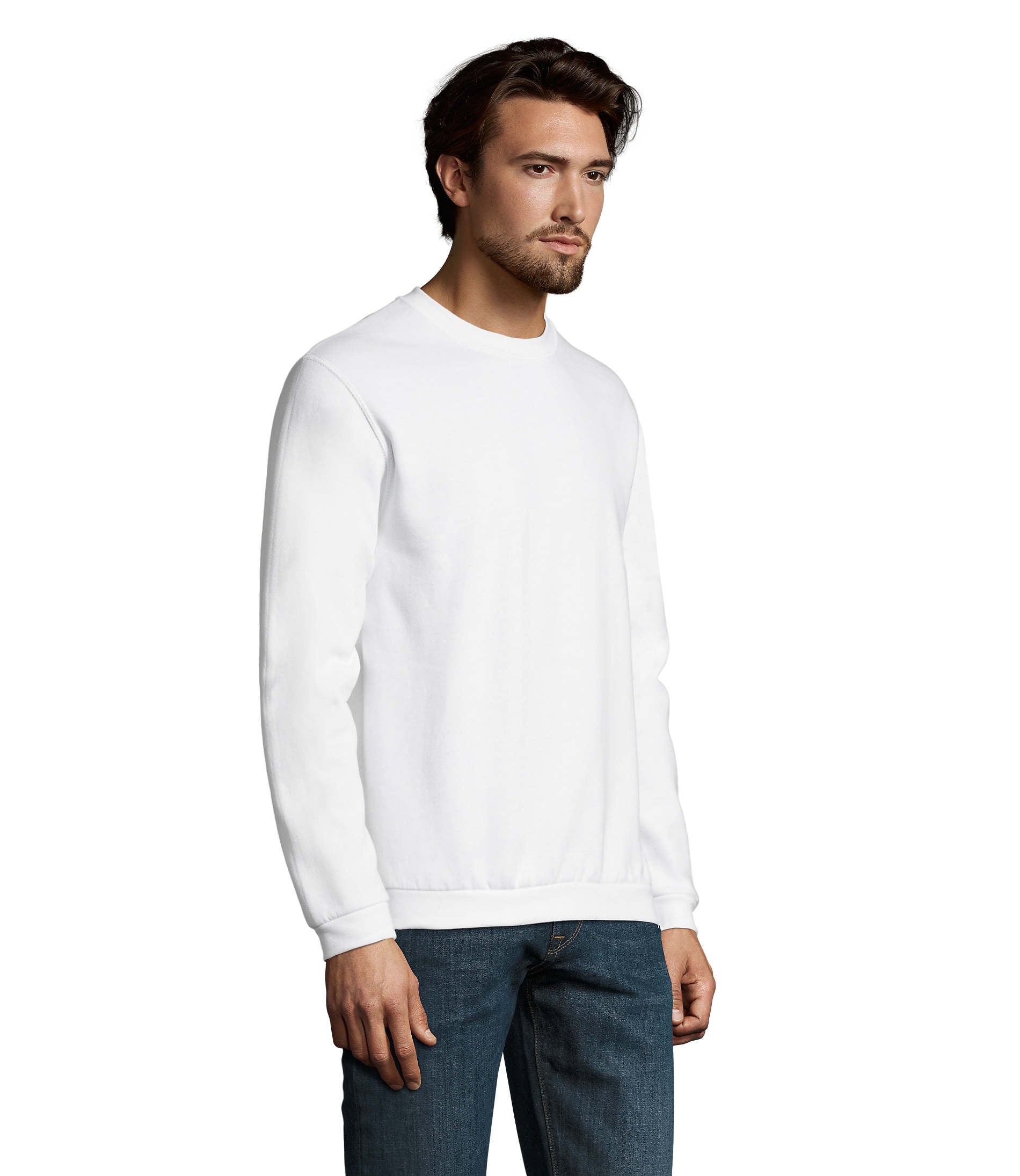 Sweat homem de cor branco