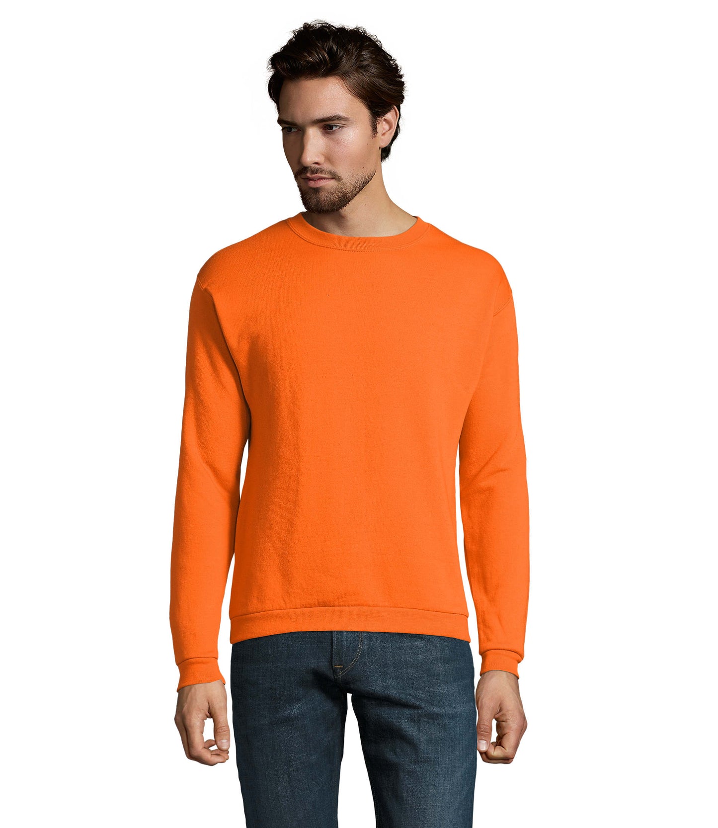 Sweat homem de cor laranja