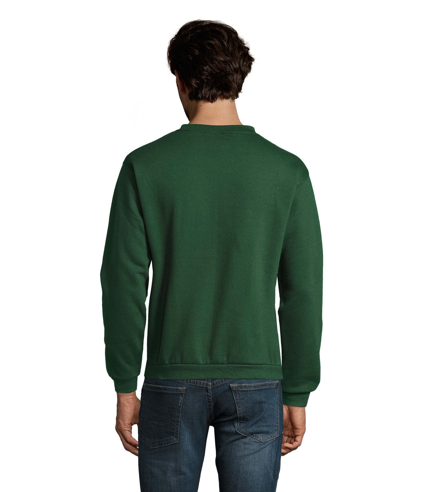 Sweat homem de cor verde garrafa