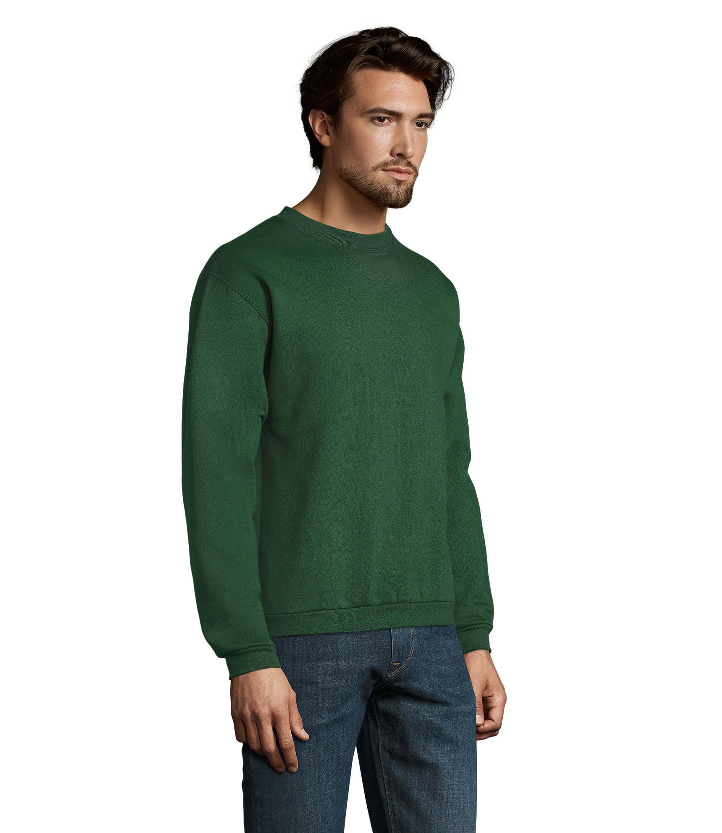 Sweat homem de cor verde garrafa