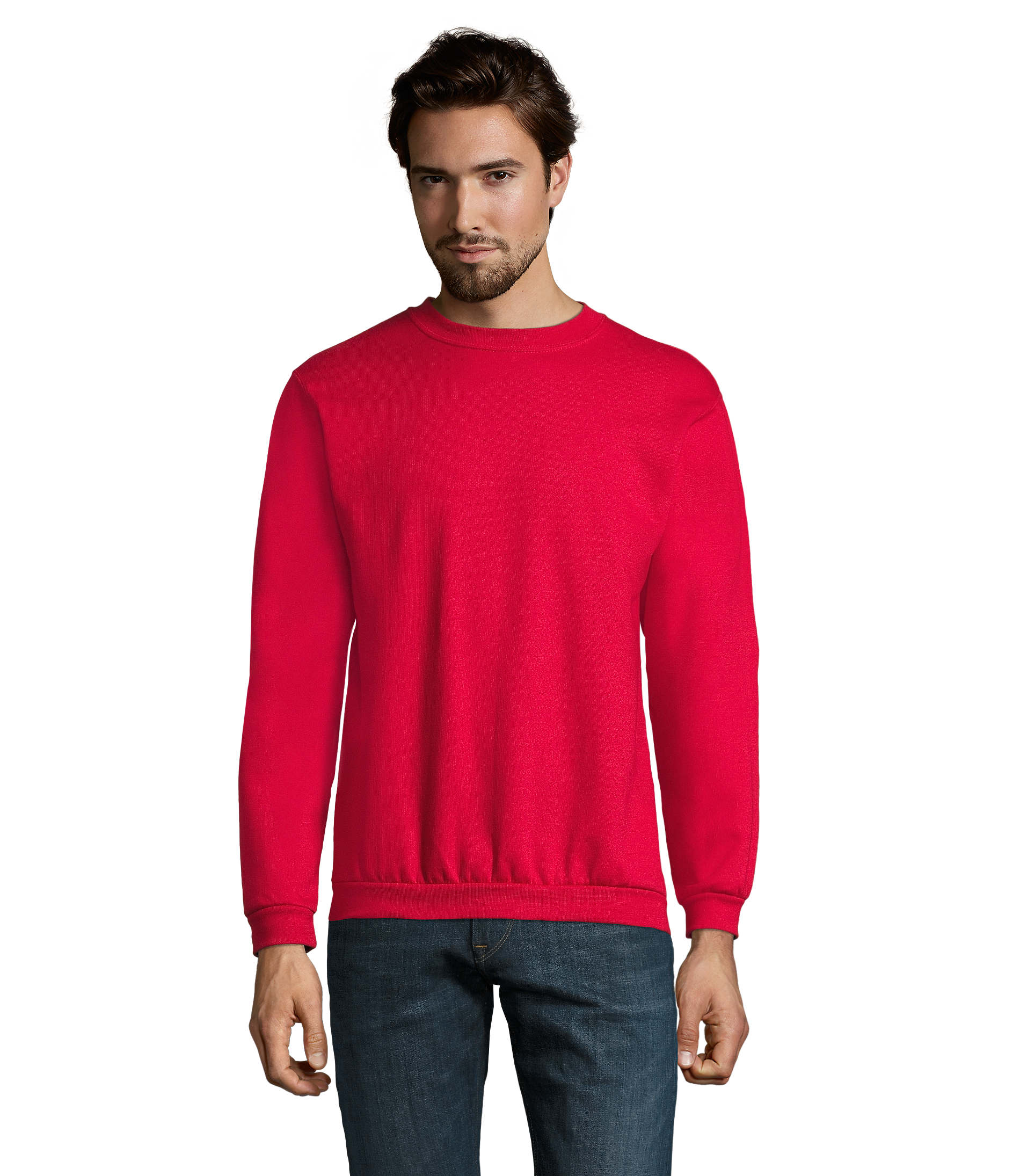 Sweat homem de cor vermelho