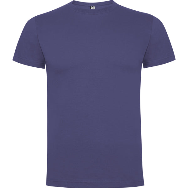T-shirt de criança de cor azul denim