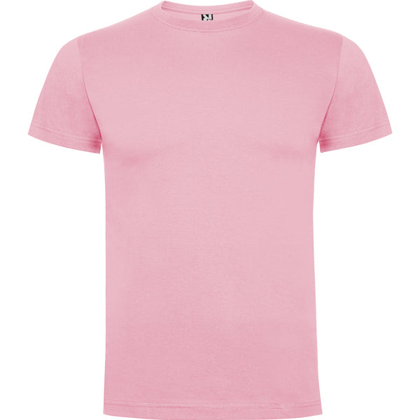 T-shirt de criança de cor rosa claro