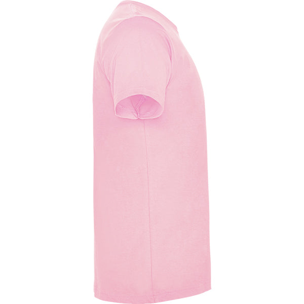 T-shirt de criança de cor rosa claro