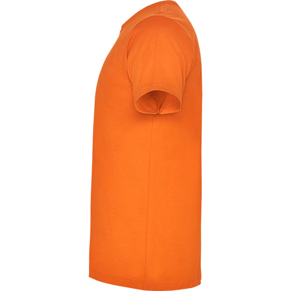 T-shirt de criança de cor laranja