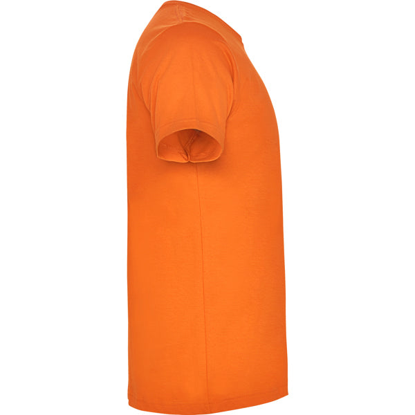 T-shirt de criança de cor laranja