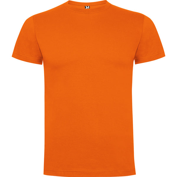 T-shirt de criança de cor laranja