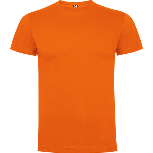 T-shirt de criança de cor laranja