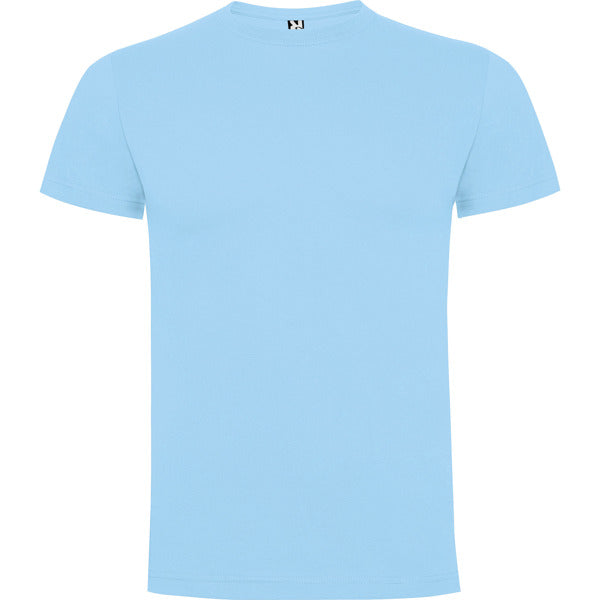 T-shirt de criança de cor azul celeste