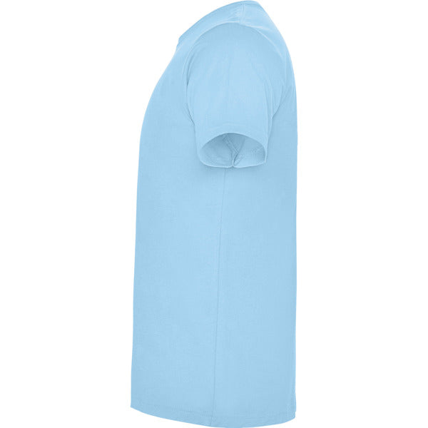 T-shirt de criança de cor azul celeste
