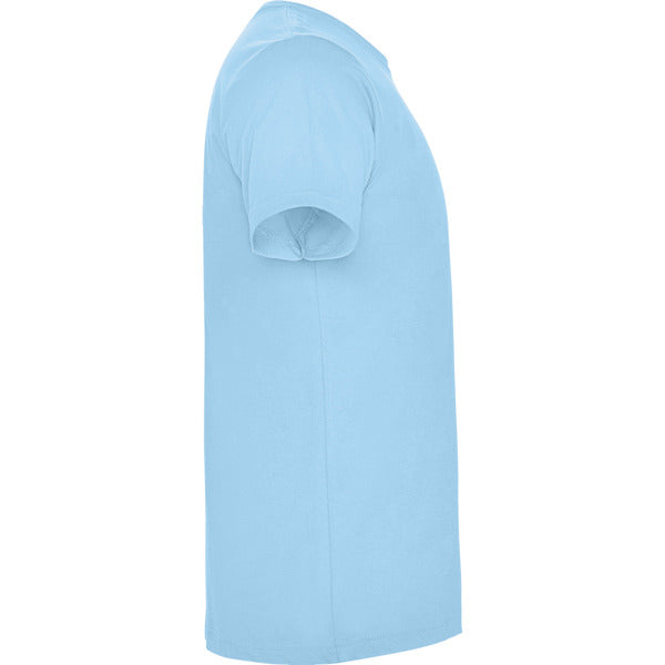 T-shirt de criança de cor azul celeste