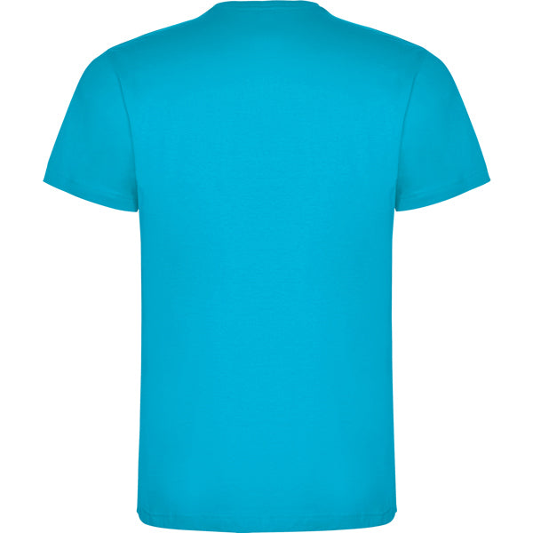 T-shirt de criança de cor azul turquesa