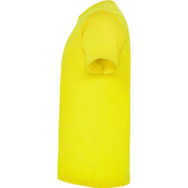 T-shirt de criança de cor amarelo