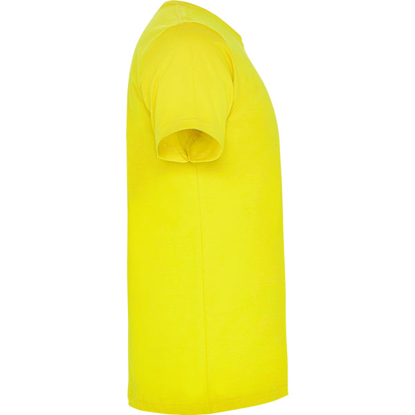 T-shirt de criança de cor amarelo