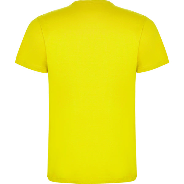 T-shirt de criança de cor amarelo