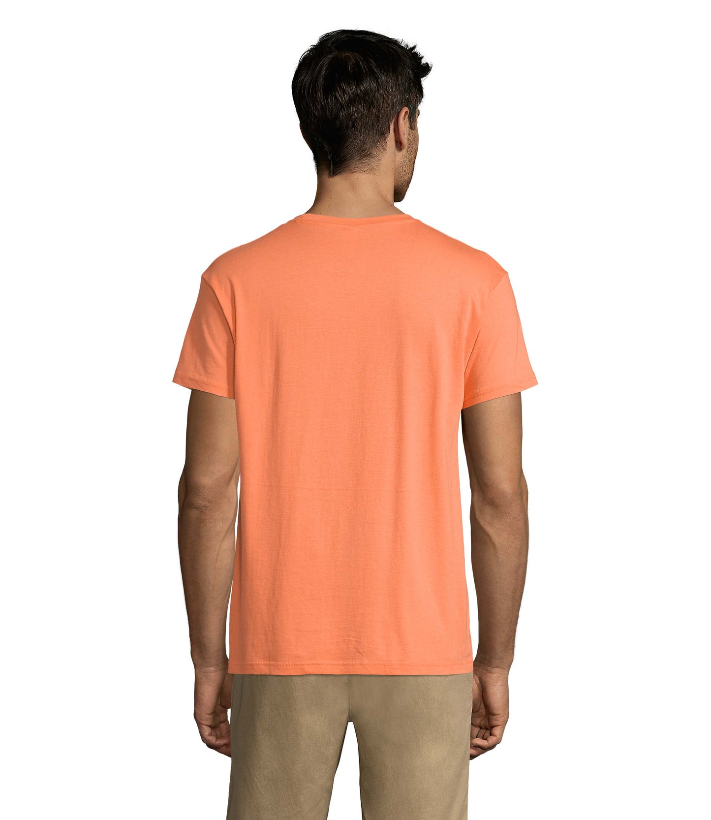 T-shirt unissexo de cor alperce