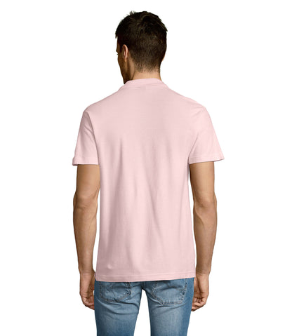 Polo homem de cor cor-de-rosa