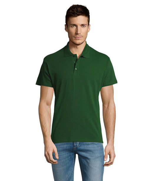 Polo homem de cor verde golfe