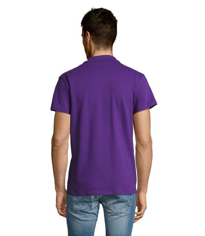 Polo homem de cor roxo escuro