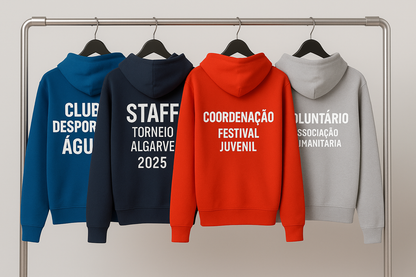 SWEAT COM CAPUZ BICOLOR ADULTO