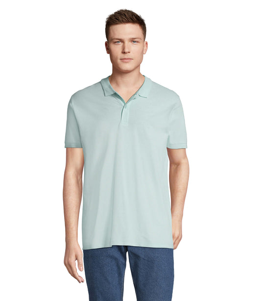 Polo homem de cor artic blue