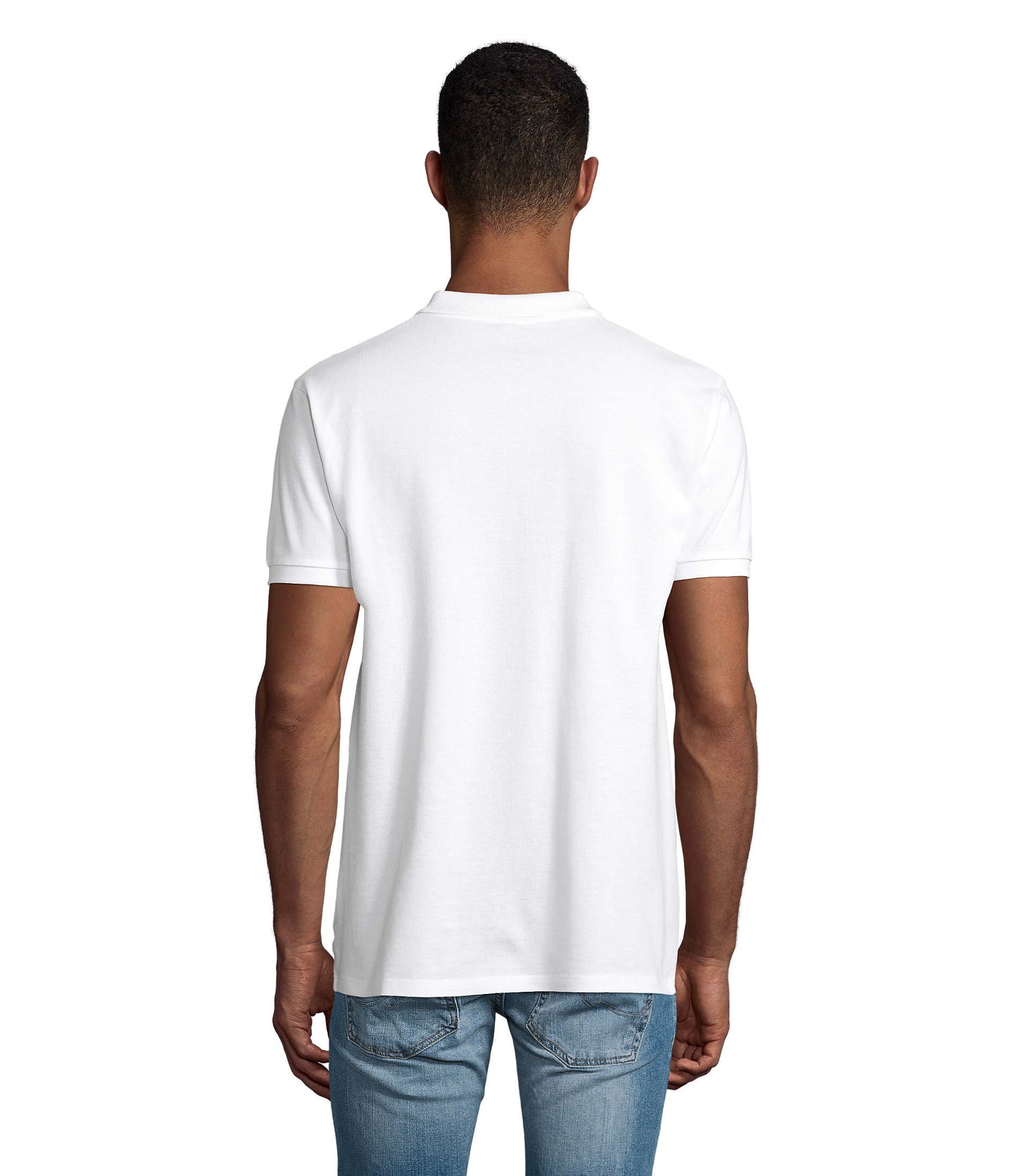 Polo homem de cor branco