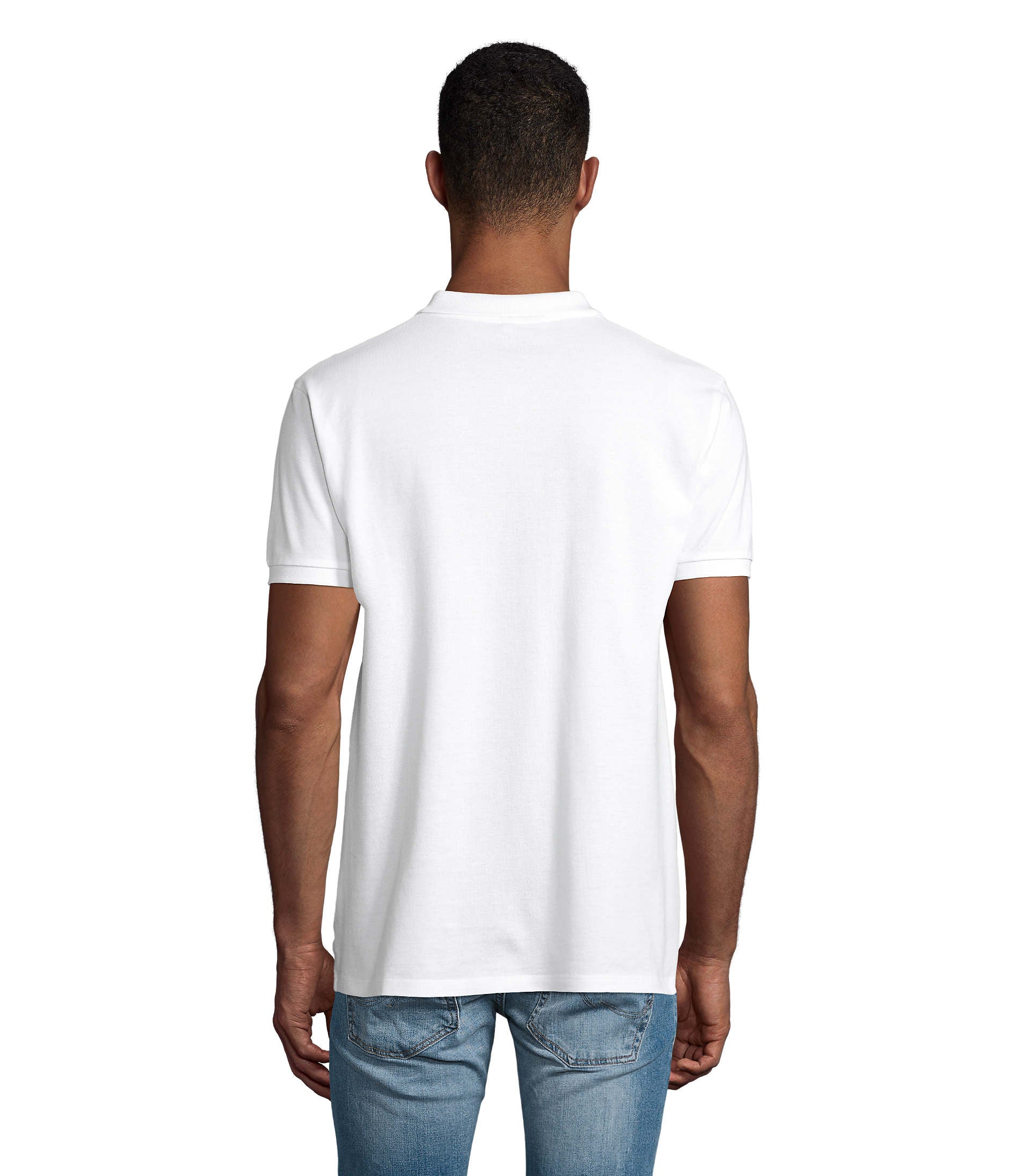Polo homem de cor branco