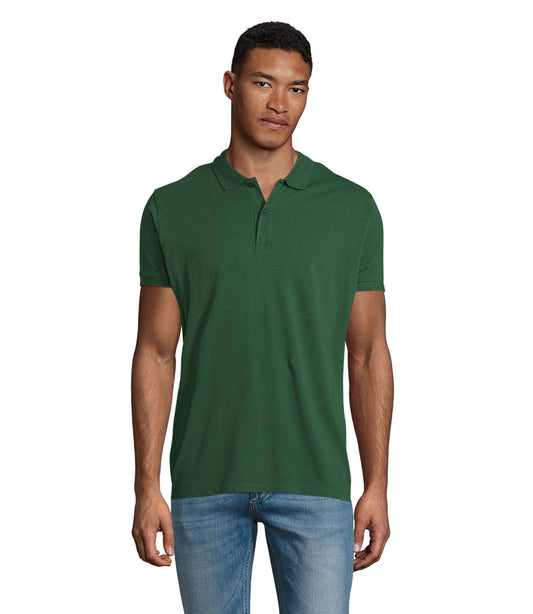 Polo homem de cor verde garrafa
