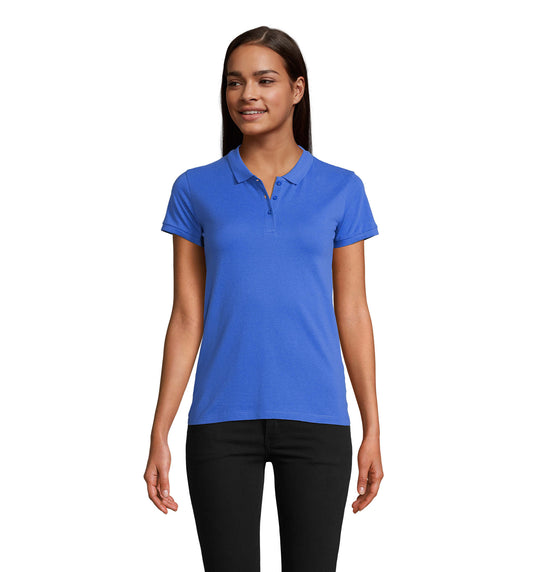 Polo senhora de cor azul real/royal