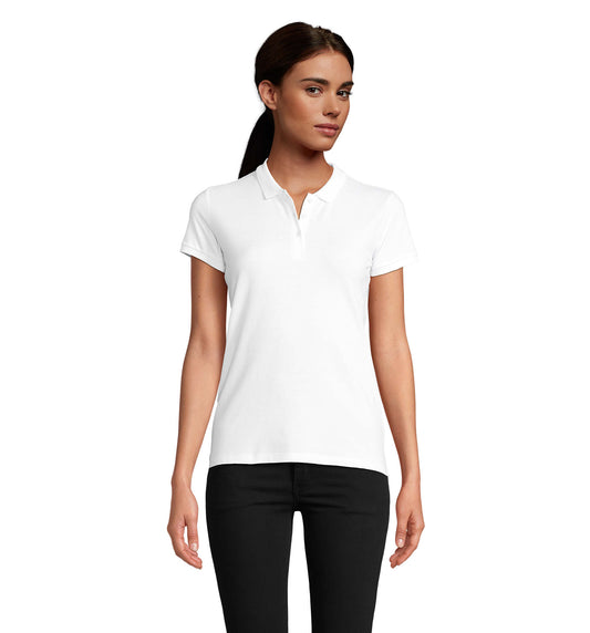 Polo senhora de cor branco