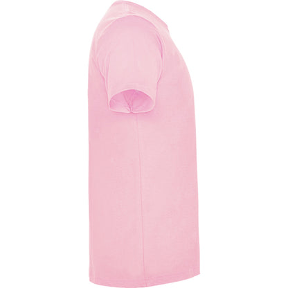T-shirt de criança de cor rosa claro