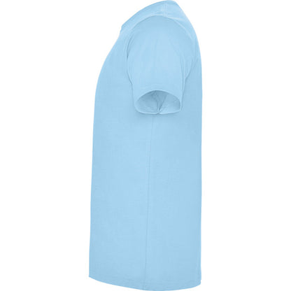 T-shirt de criança de cor azul celeste