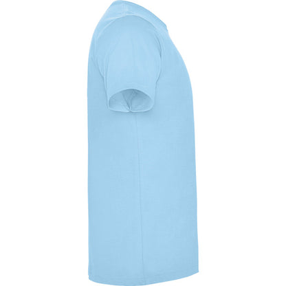 T-shirt de criança de cor azul celeste