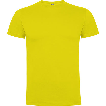 T-shirt de criança de cor amarelo