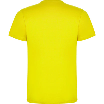 T-shirt de criança de cor amarelo